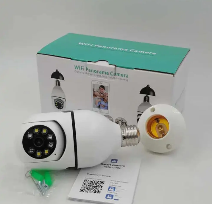 CAMARA BOMBILLO INTELIGENTE™ Lleva Gratis Linterna Llavero