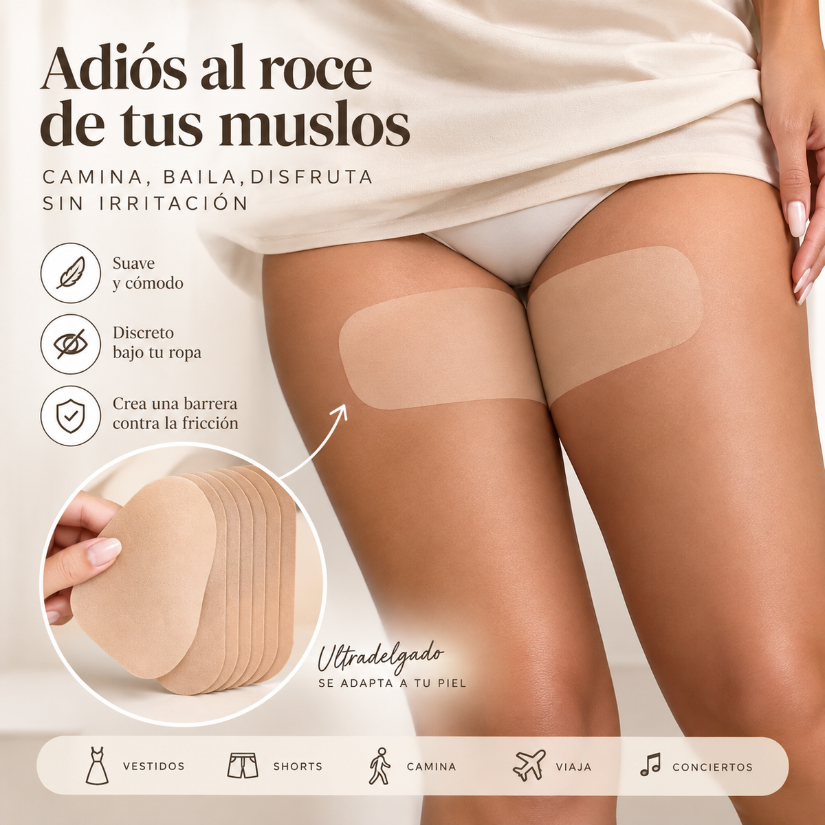 Parches Anti-Rozaduras para Muslos