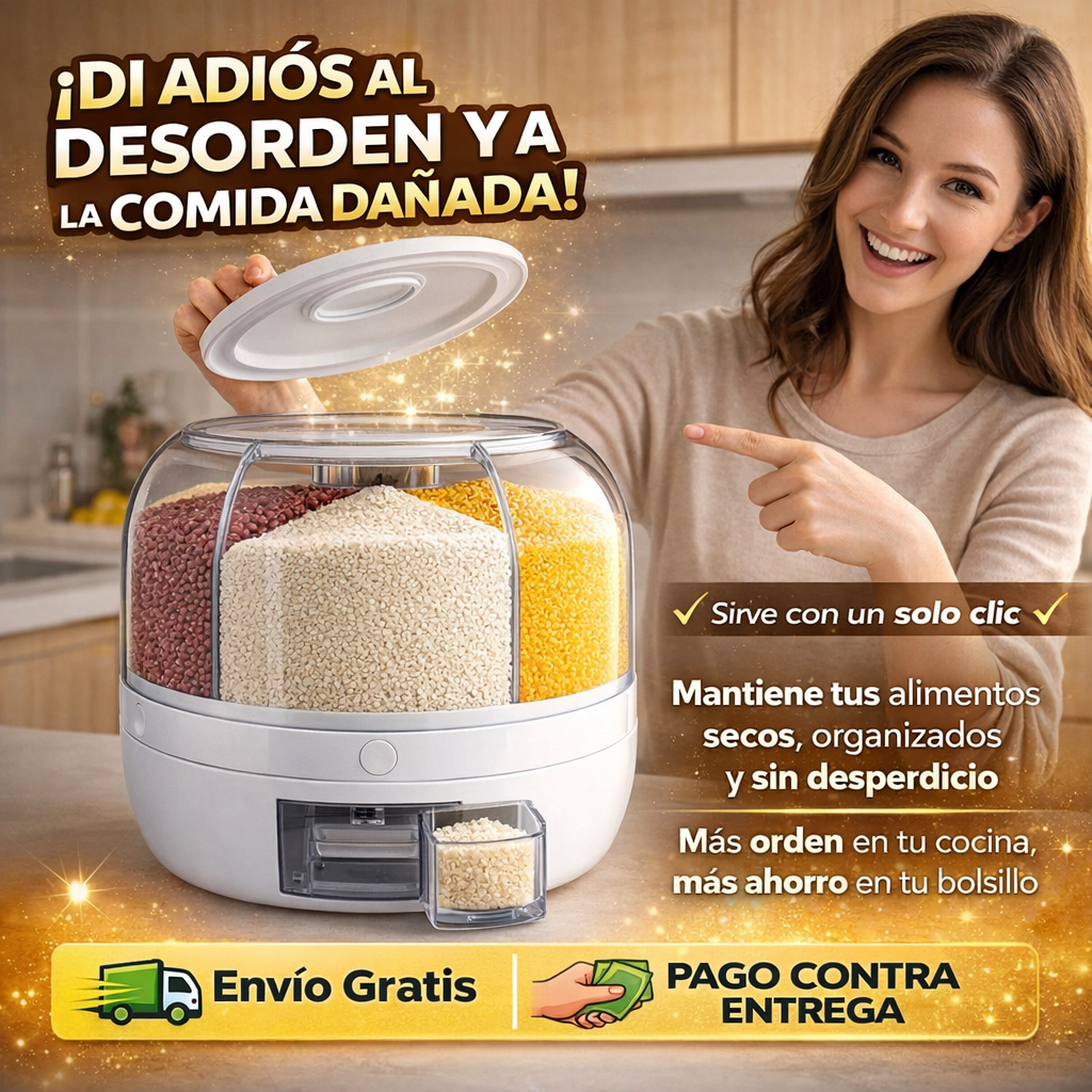 DISPENSADOR GIRATORIO 6 EN 1