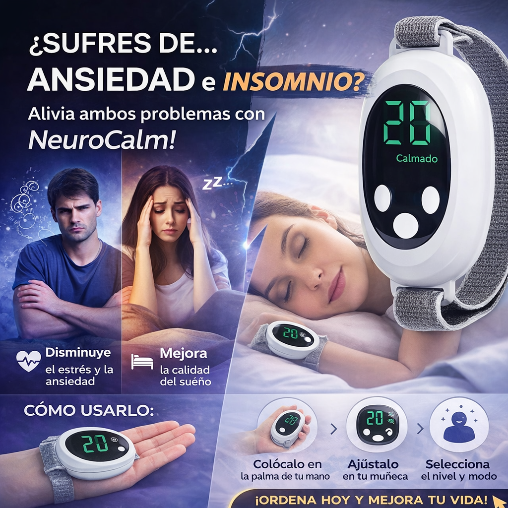 NeuroCalm Control Dispositivo Ansiedad y Insomnio