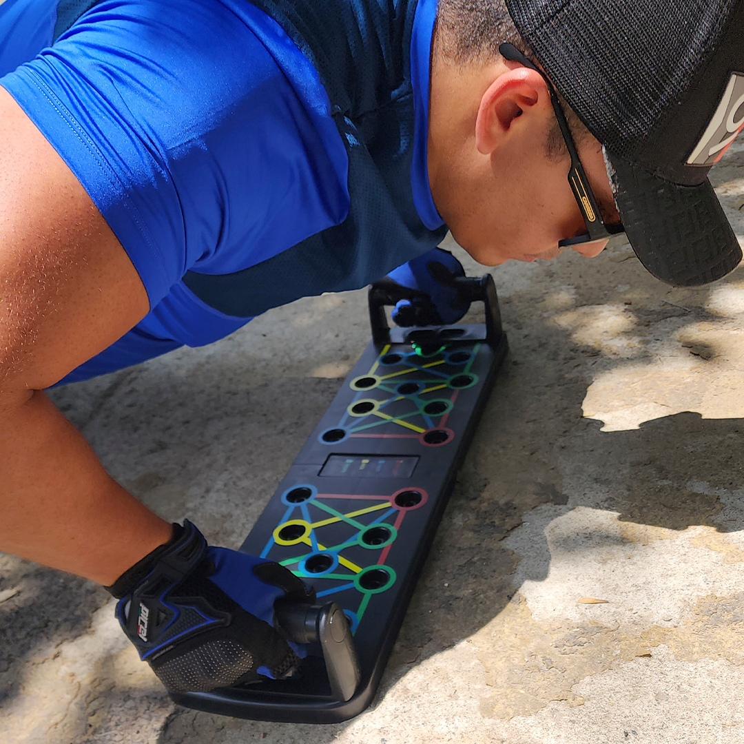 TABLA PUSH UP + ELÁSTICOS SUPER RESISTENTES