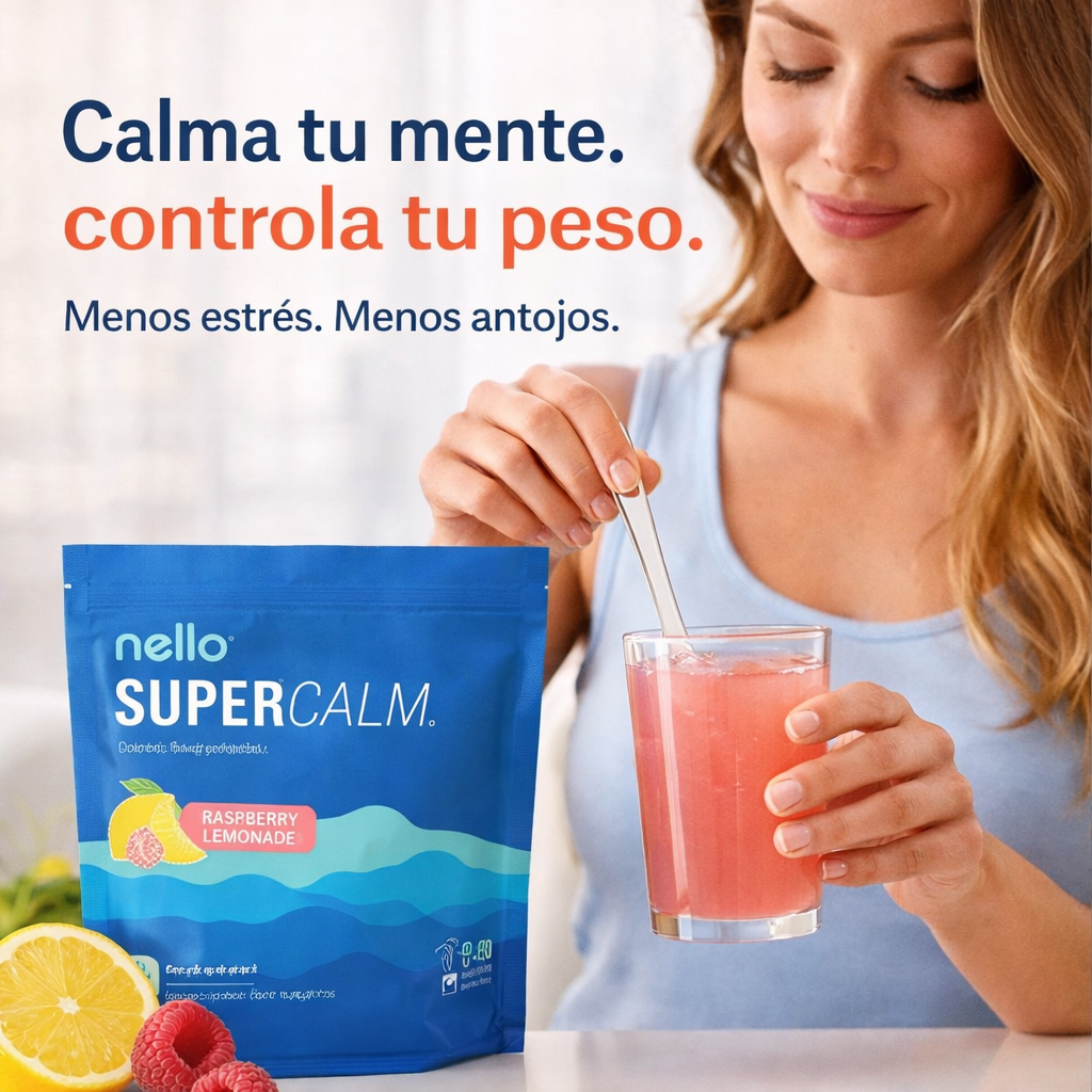 Nello SuperCalm™ | Fórmula diaria para menos estrés y más control (20 sobres)
