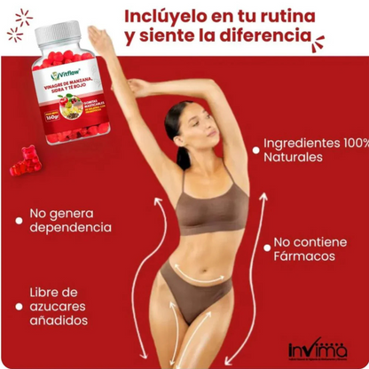 GOMAS DE VINAGRE DE MANZANA