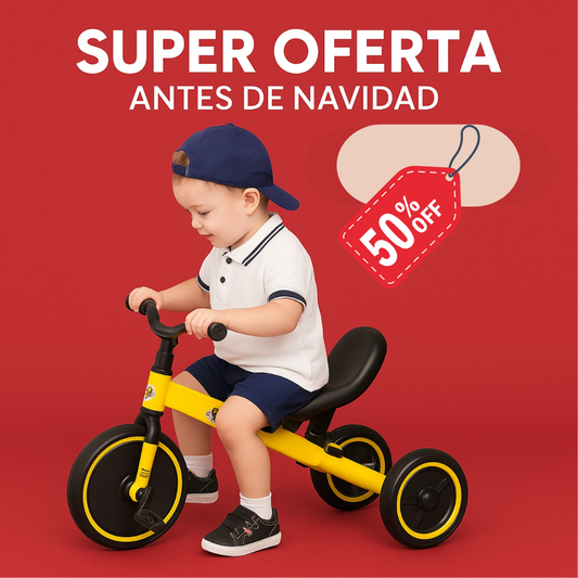 TRICICLO 3 EN 1 MINIRAIDER🤩