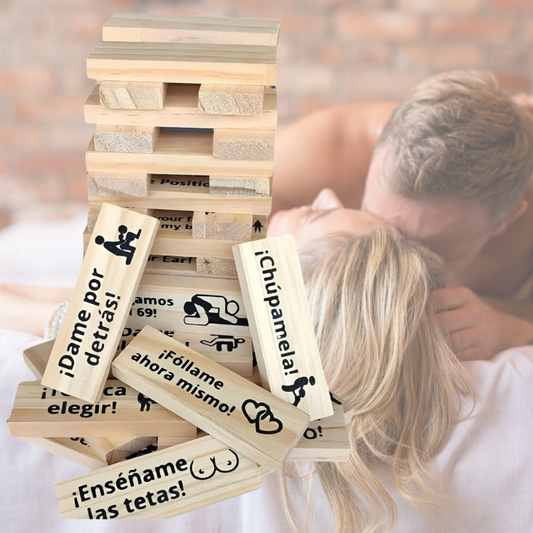 JENGA PARA ADULTOS🔥LLEVA GRATIS CARTAS CON PREGUNTAS Y RETOS